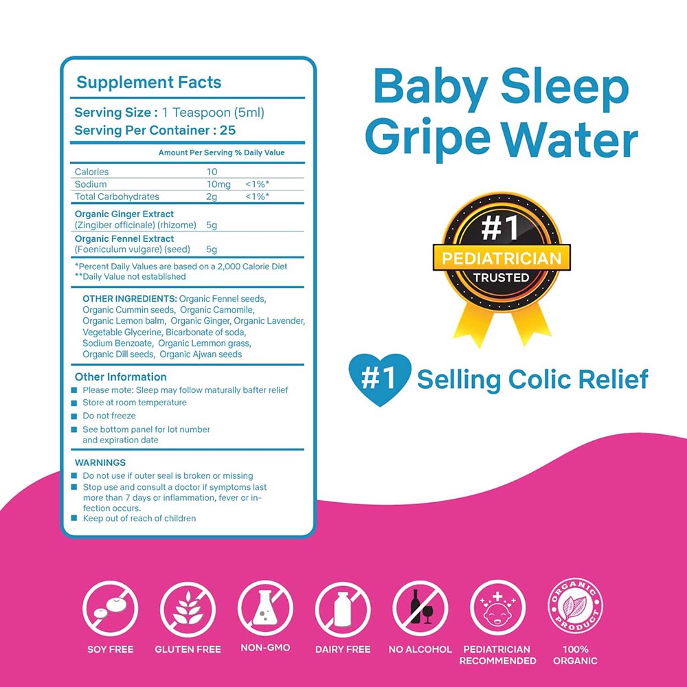 Secrets Of Tea - Babies Magic Tea Gripe Water - 100ml - Pack of 2