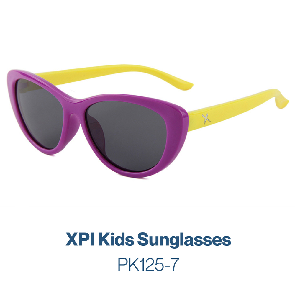 Xpi - Kids Sunglasses - Purple/Yellow 