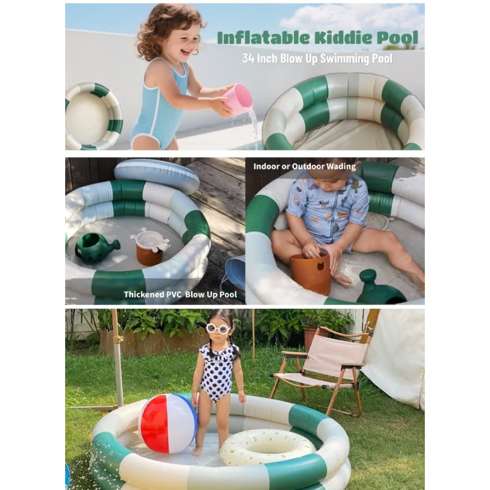 Buddiez - Kids Swimming Tub - Grey - 90 cm