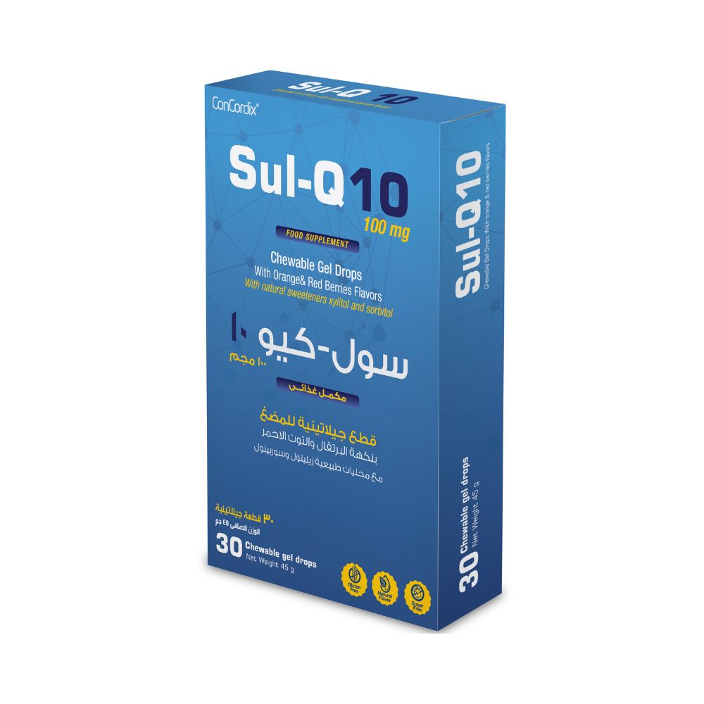 سوليندا - سول-كيو 10 - 30 قطرة هلامية قابلة للمضغ