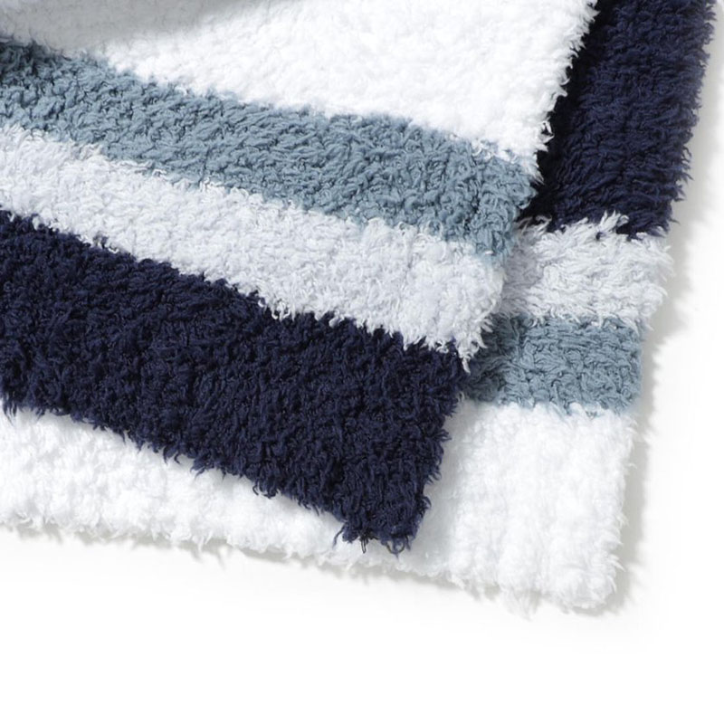 Barefoot Dreams - CC Multi-Stripe Stroller Blanket Dusk Blue