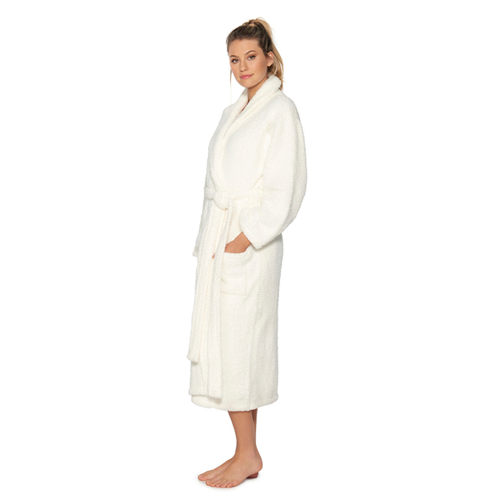 Barefoot Dreams - CozyChic Adult Robe - Pearl