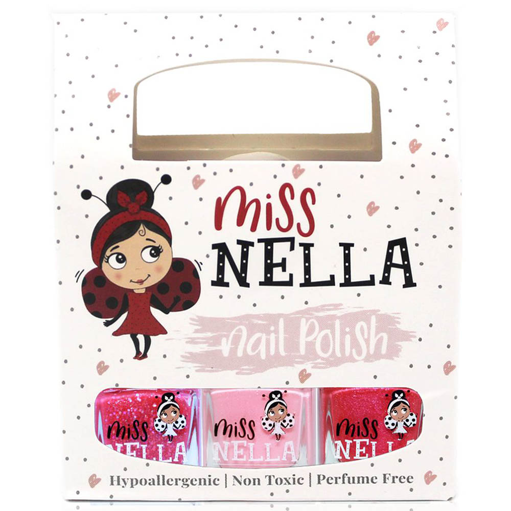 Miss Nella - Pink Glitter Attack Kids Nail Polish