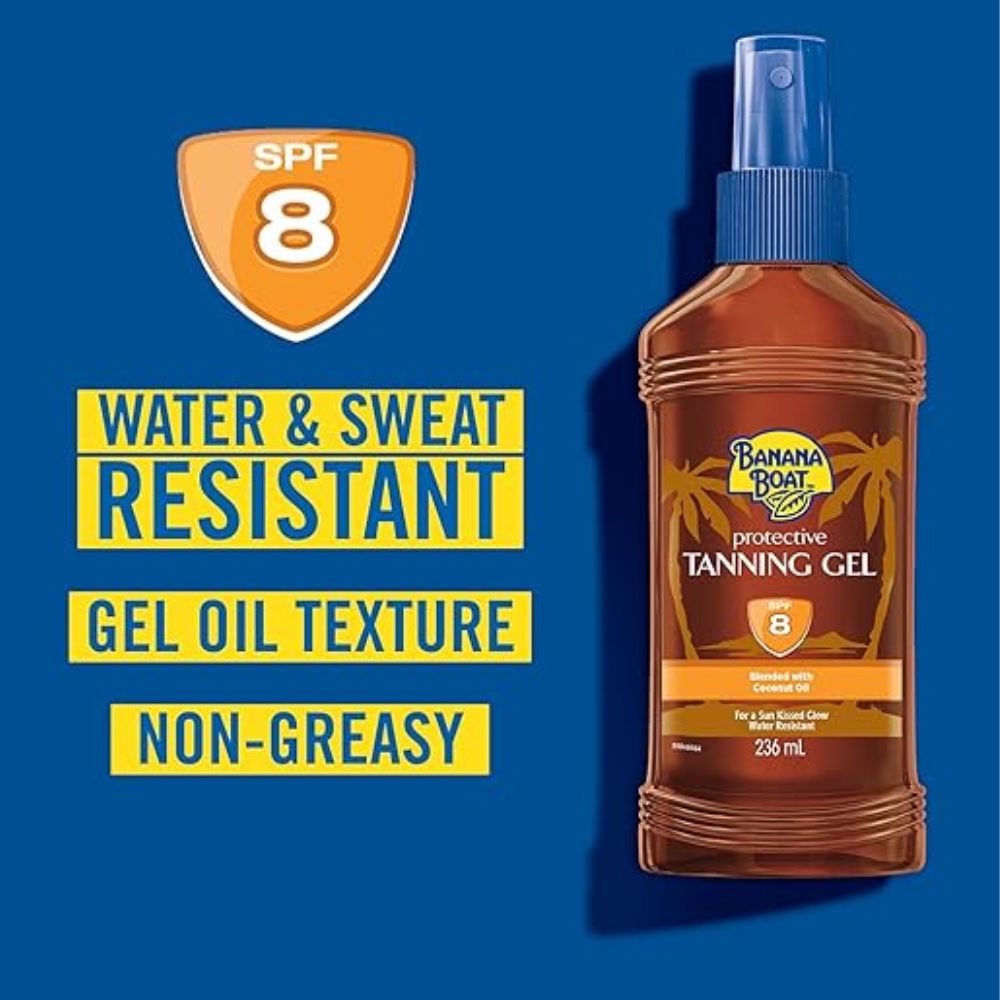 Banana Boat - SPF 8 Tanning Gel With Coconut Oil 236ml