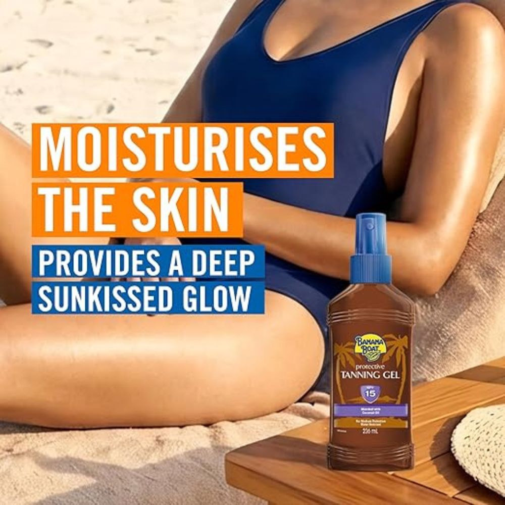 Banana Boat - SPF 15 Tanning Gel With Coconut Oil 236ml
