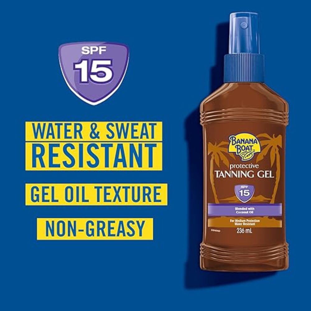 Banana Boat - SPF 15 Tanning Gel With Coconut Oil 236ml