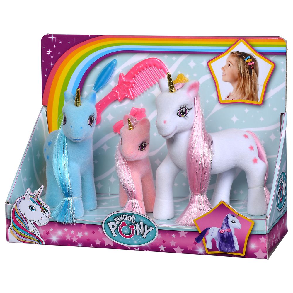 Simba - Sweet Pony Unicorn Family - Pack of 3