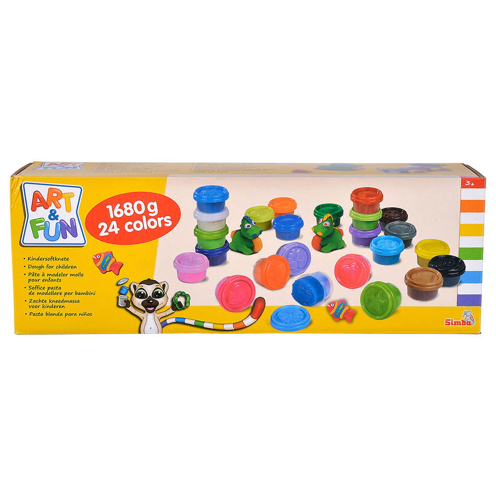 Simba - Art & Fun Dough Pots - 24pcs
