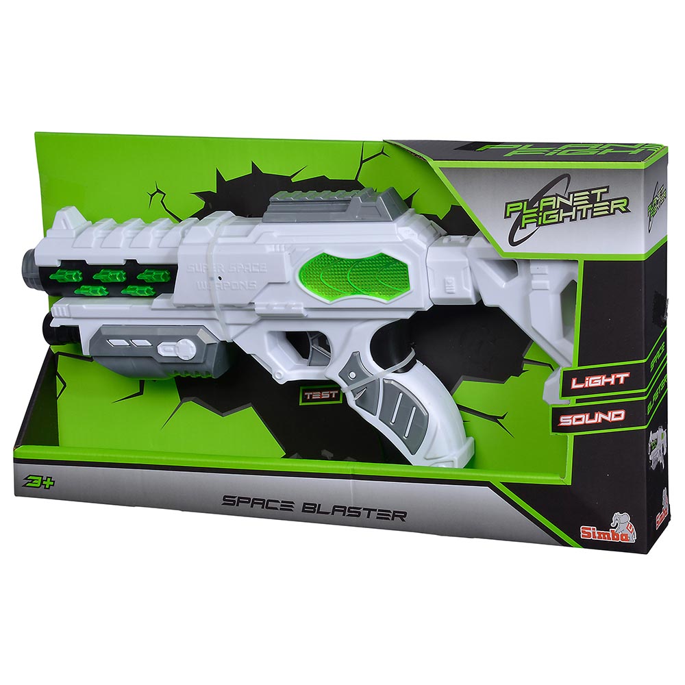 Simba - Planet Fighter Space Blaster Laser Gun 38cm