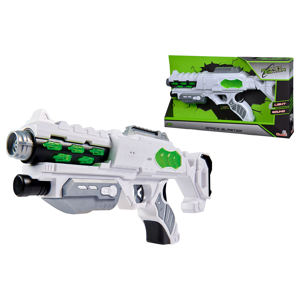 Simba - Planet Fighter Space Blaster Laser Gun 38cm