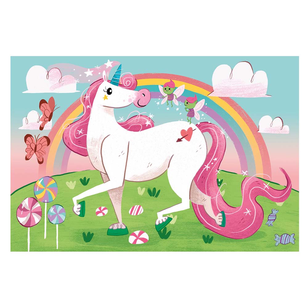 Clementoni - I Believe In Unicorns Puzzle 2x20pcs