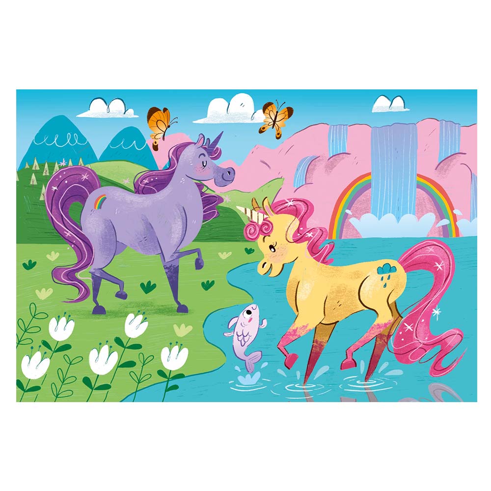 Clementoni - I Believe In Unicorns Puzzle 2x20pcs