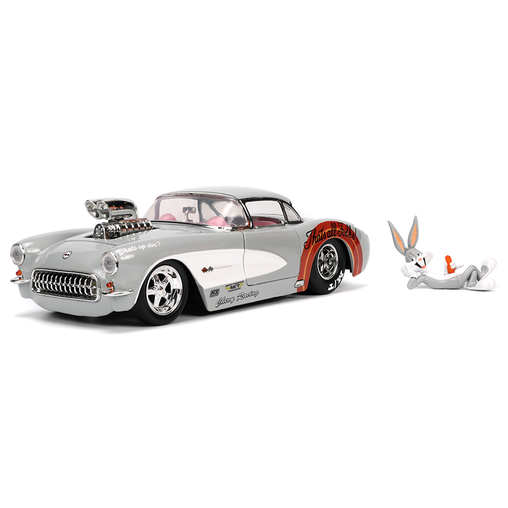 Jada - Looney Tunes 1967 Chevy Corvette 1/24 - Grey
