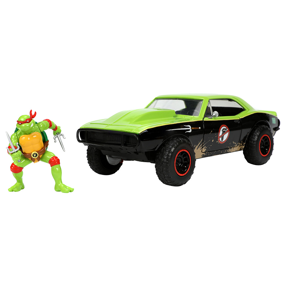 Jada - 1/24 Ninja Turtles Raphael with Chevy Camaro Car
