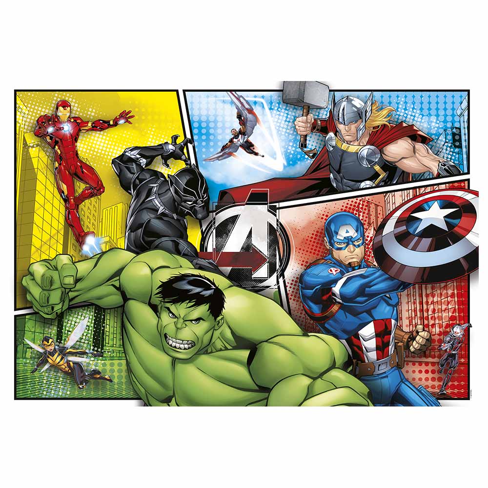 Clementoni - Super Color Puzzle Avengers 104 Pcs