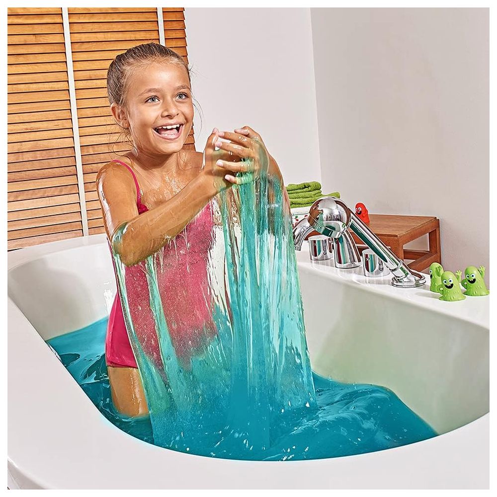 Zimpli Kids - Slime Baff & Crackle - Orange/Aqua - 4pcs