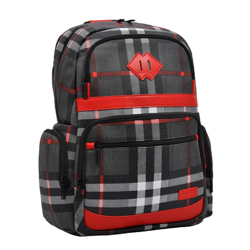 Fusion - Checks Black Backpack 18"