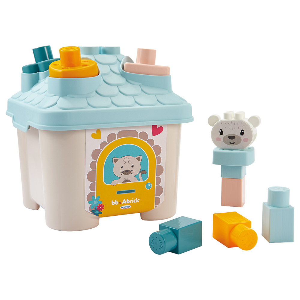 Ecoiffier - Abrick House Shape Sorter - 11pcs
