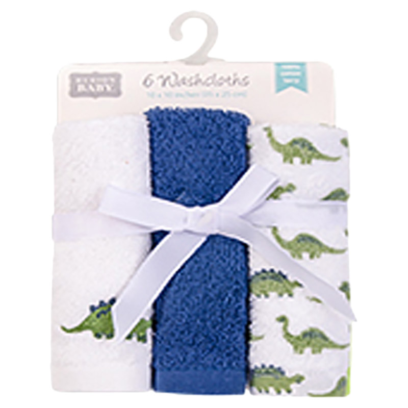 Hudson Childrenswear - Terry Washcloths - Pack Of 6 - Tortoise Jerry