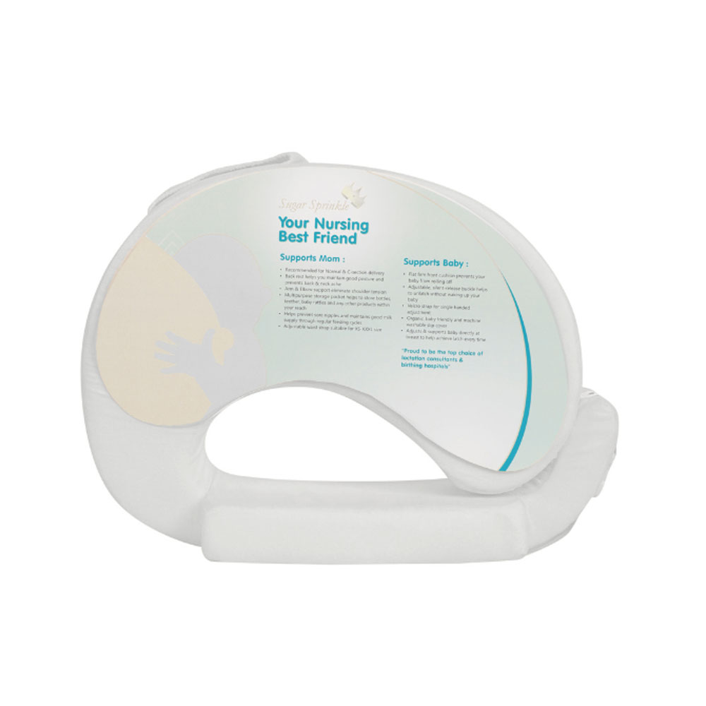 Sugar Sprinkle - Super Deluxe Plush Nursing Pillow - Pearl