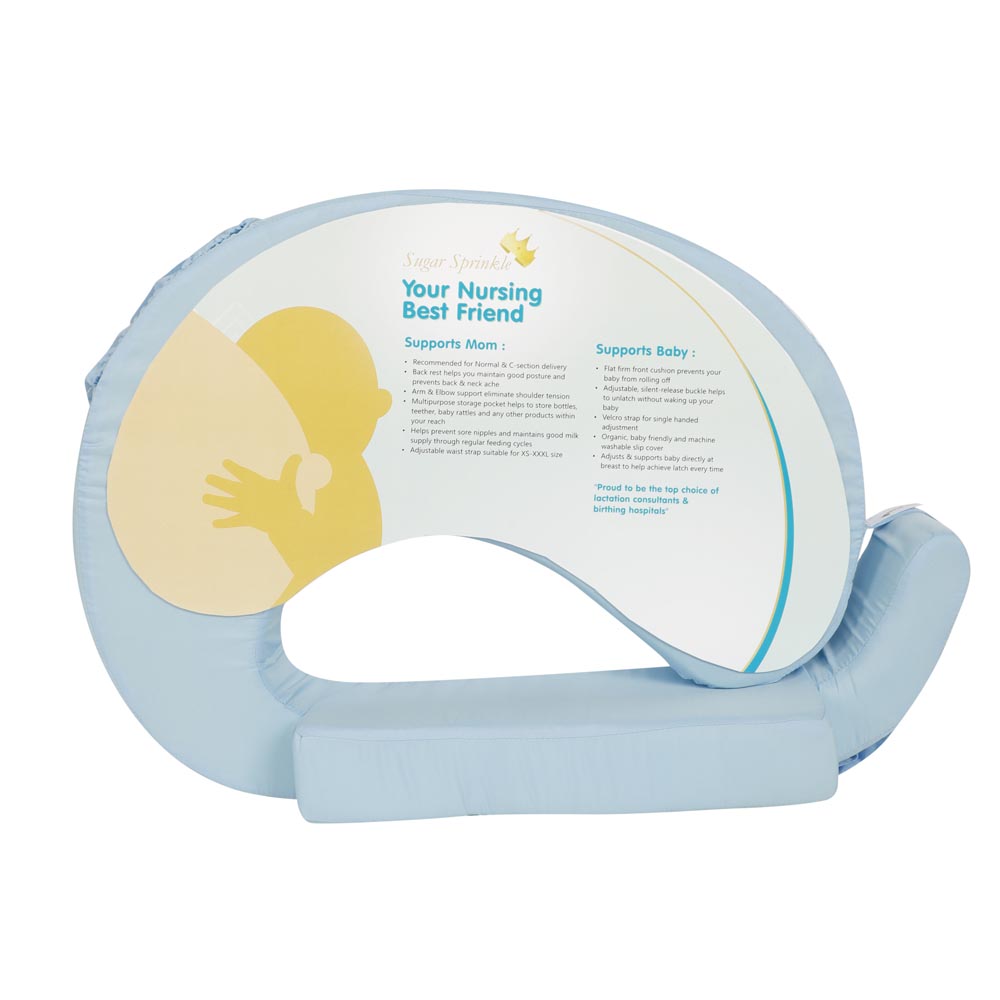 Sugar Sprinkle - Nursing Pillow Slip Cover - Baby Blue
