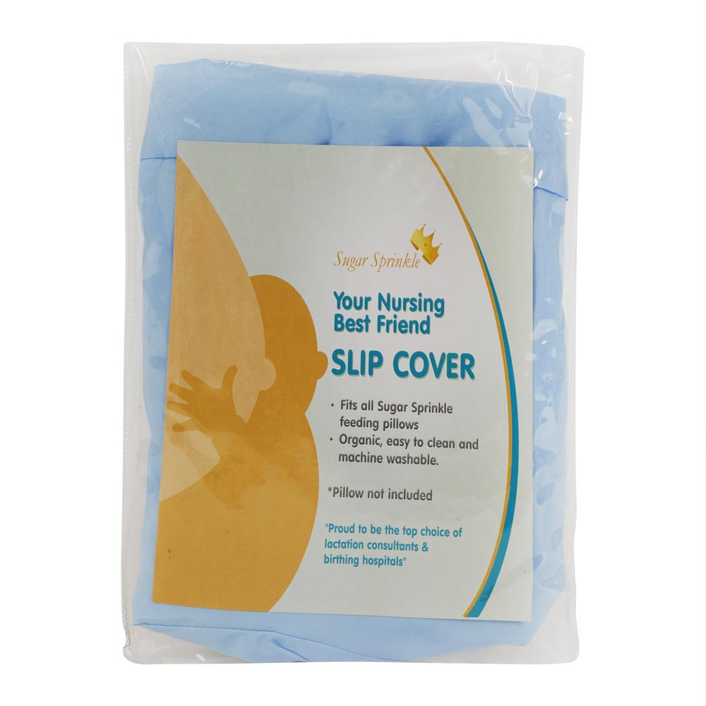 Sugar Sprinkle - Nursing Pillow Slip Cover - Baby Blue