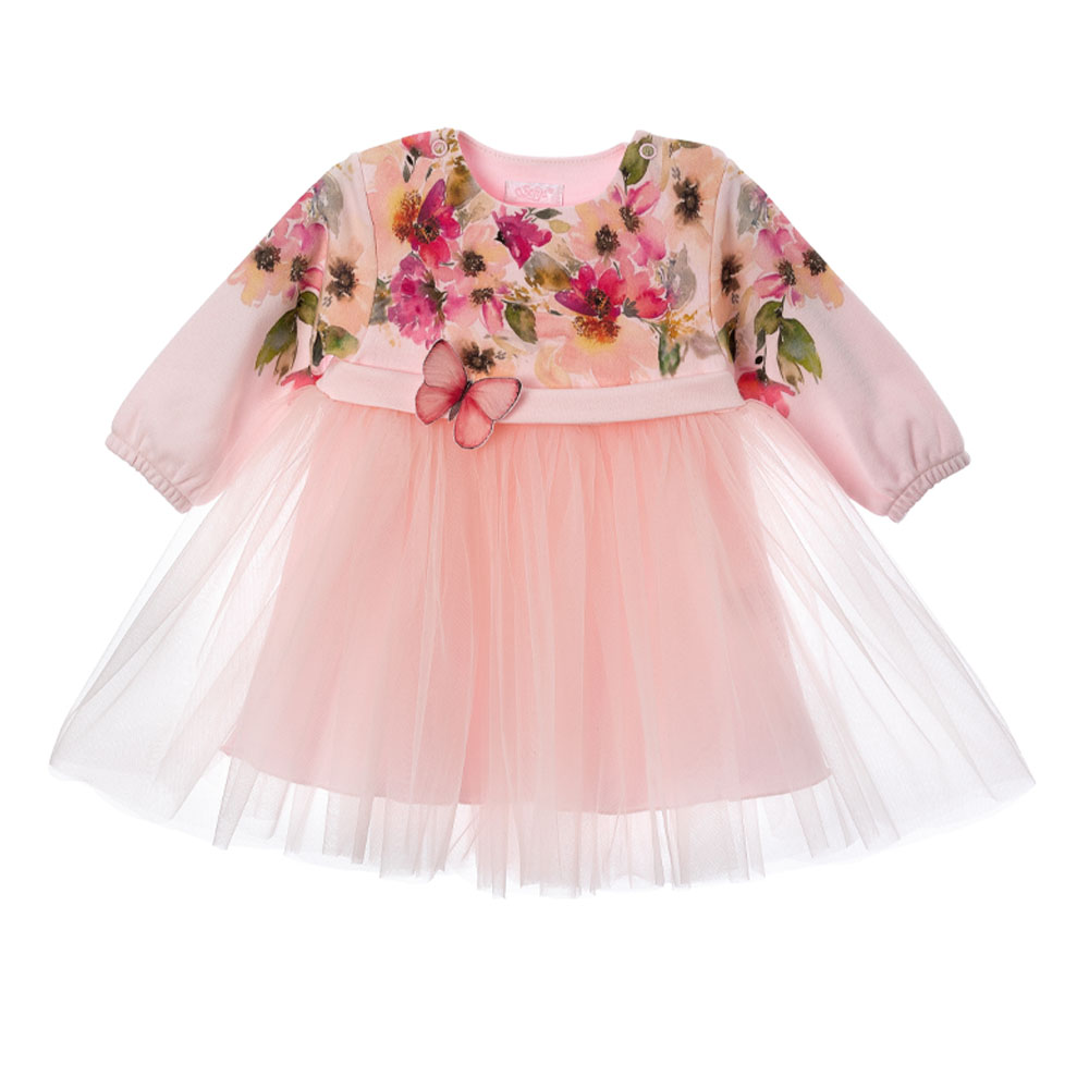 Sofija Long Sleeves Marcysia Dress - Pink