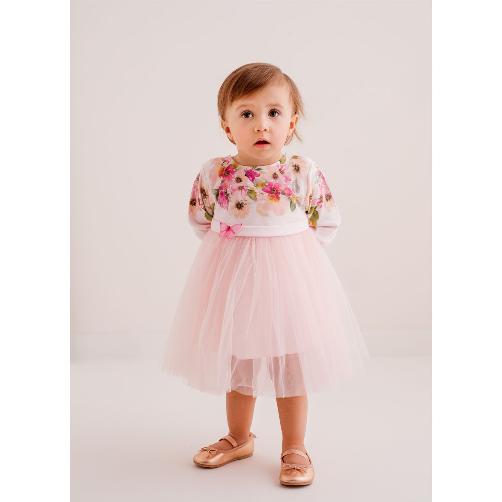 Sofija Long Sleeves Marcysia Dress - Pink