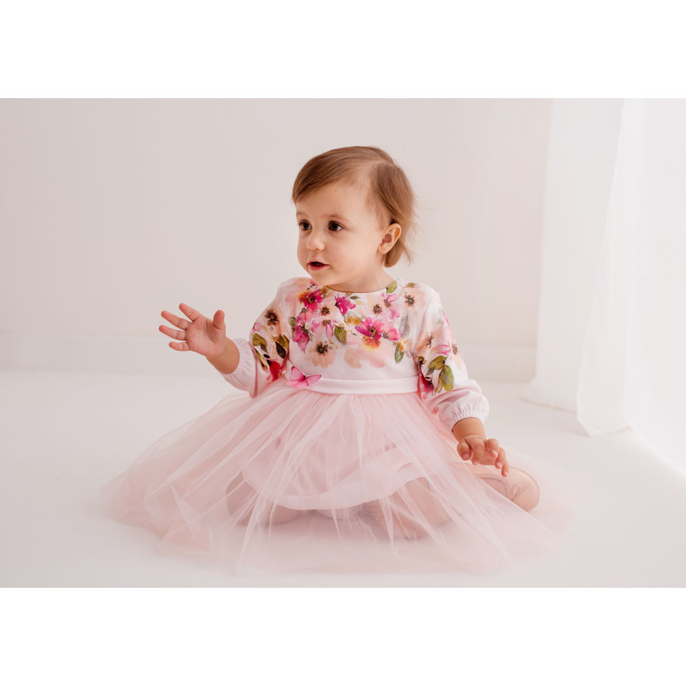 Sofija Long Sleeves Marcysia Dress - Pink
