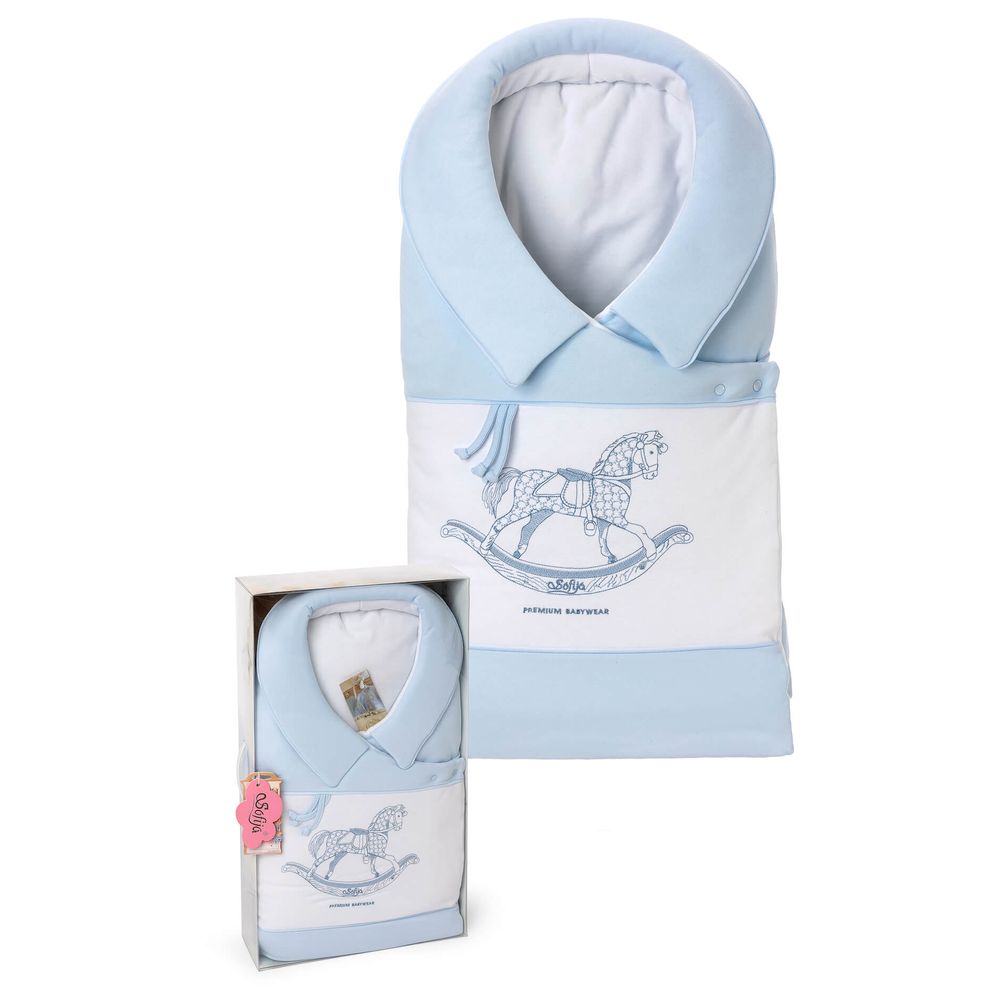 Sofija Nico Luxe Babynest - Blue