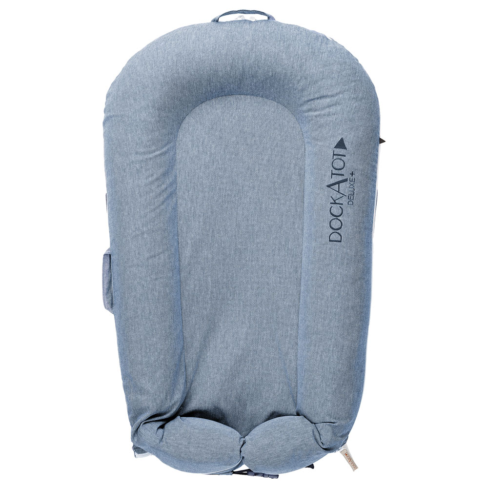 DockATot Deluxe+ Cover - Indigo Chambray