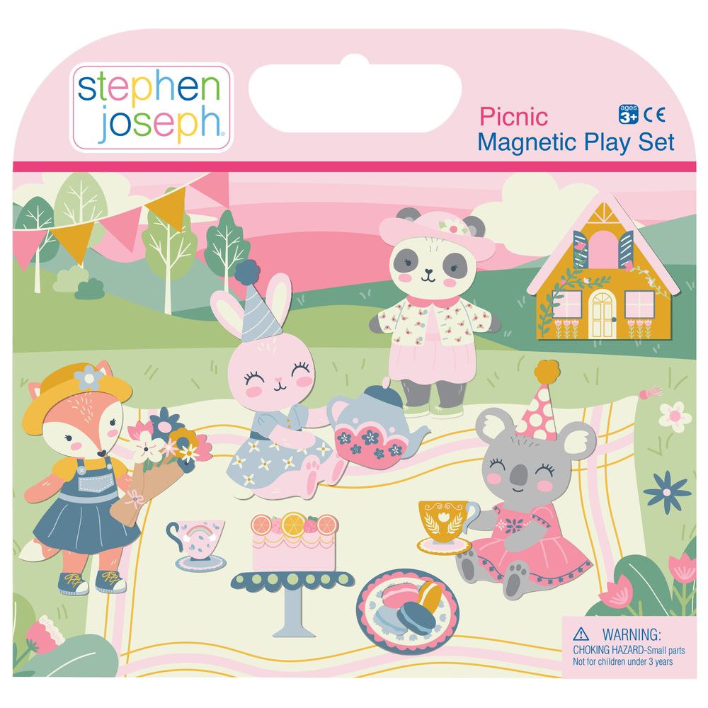 Stephen Joseph - Magnetic Playset - Picnic - 44pcs