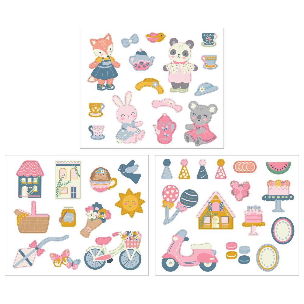 Stephen Joseph - Magnetic Playset - Picnic - 44pcs