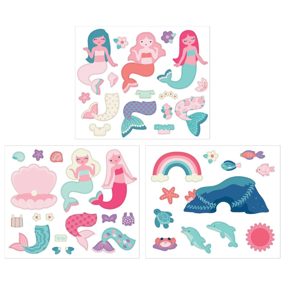 Stephen Joseph - Magnetic Playset - Mermaid - 44pcs