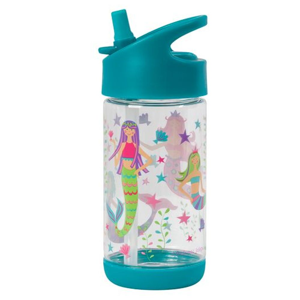 Stephen Joseph - Mermaid Flip Top Bottle - Blue - 295ml