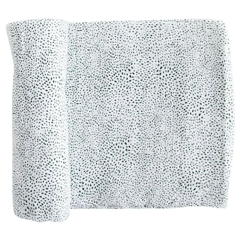 Little Unicorn Cotton Muslin Swaddle Single Green