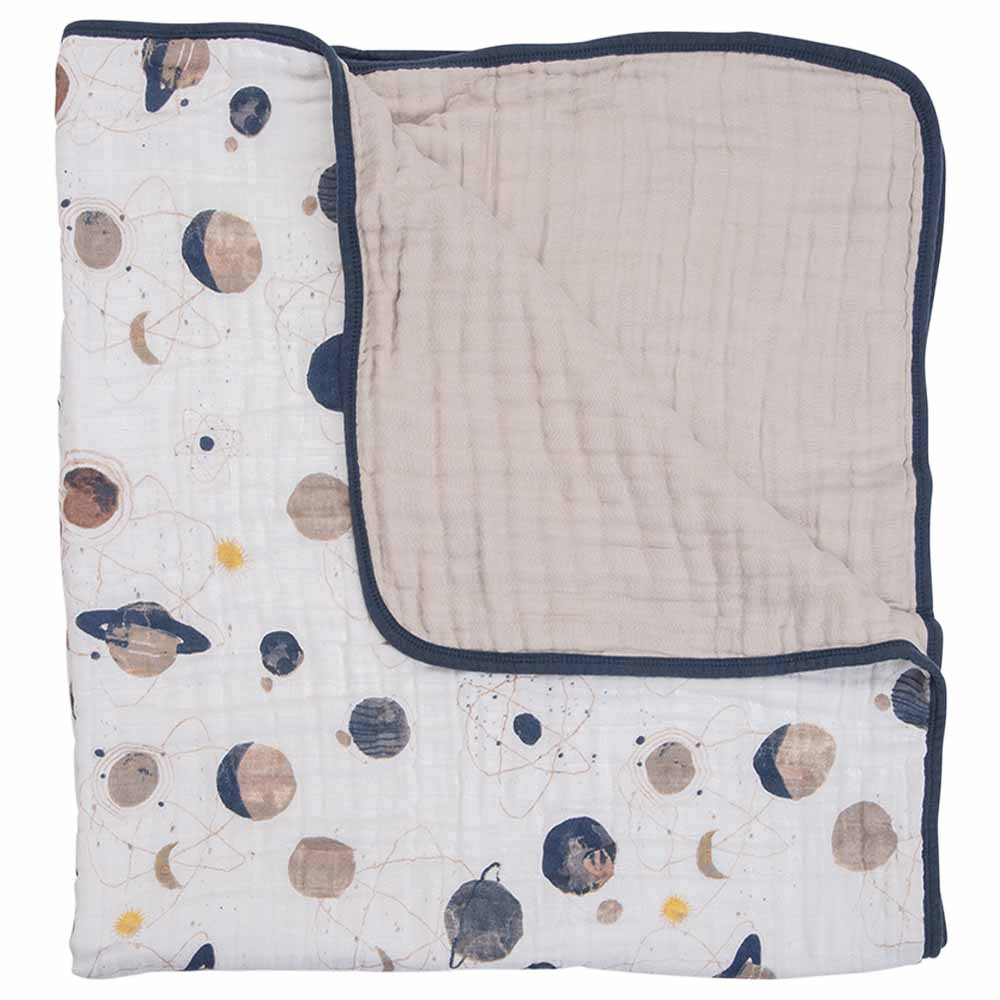 Little Unicorn - Cotton Muslin Quilt - Planetary