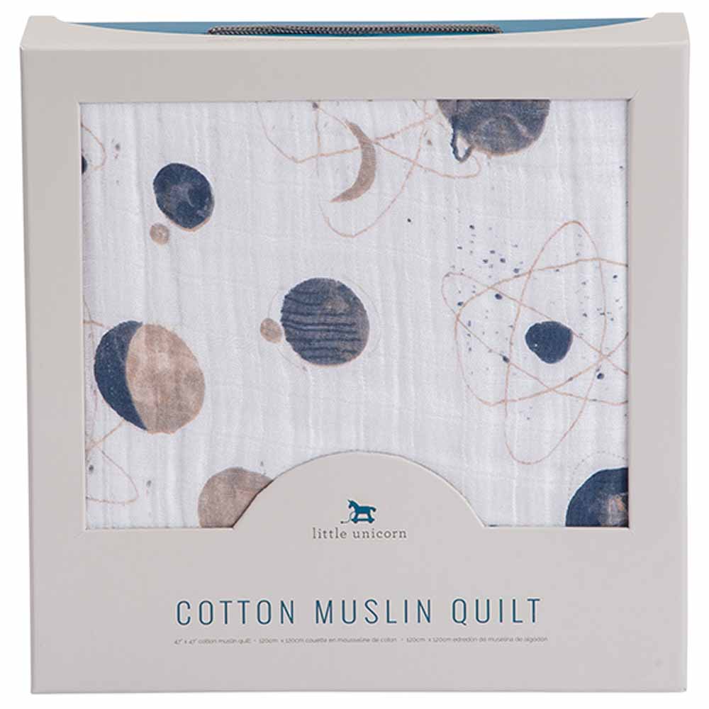 Little Unicorn - Cotton Muslin Quilt - Planetary