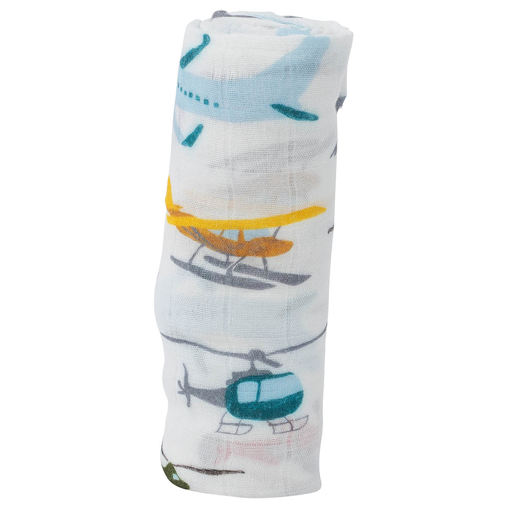 Little Unicorn - Deluxe Muslin Swaddle Single - Air Show