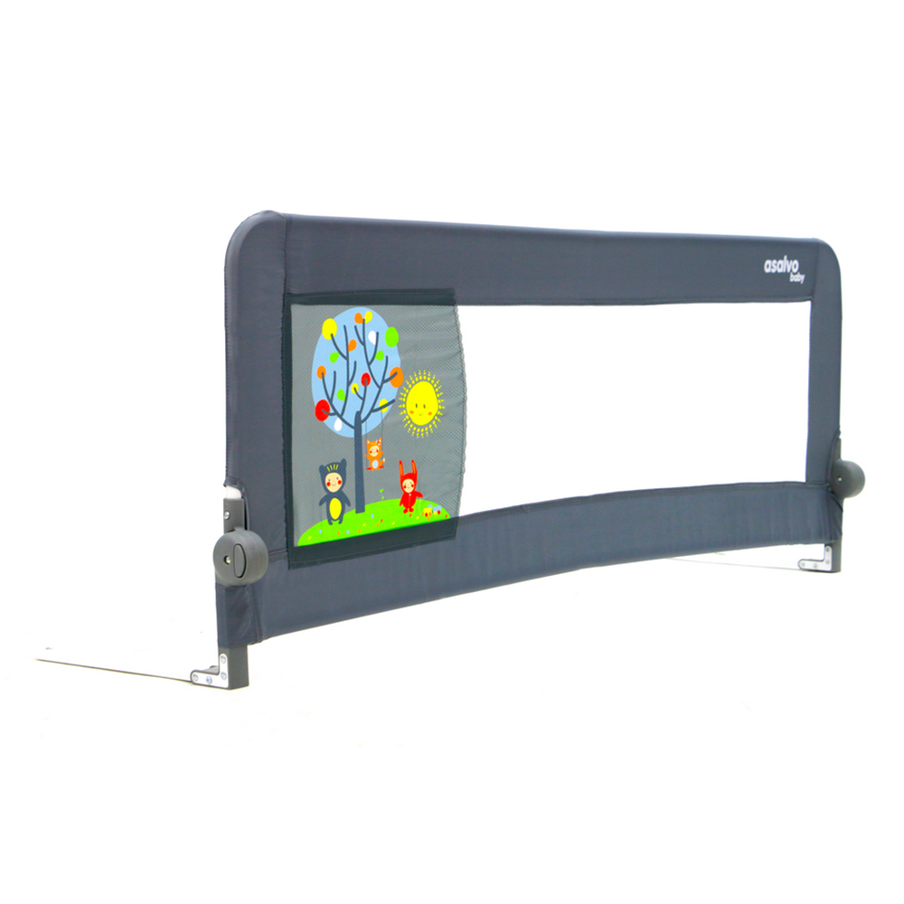 ASALVO - Bed Rail 2-in-1 - Animals Grey
