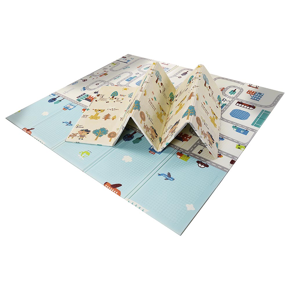 Asalvo - 2-in-1 Double Side Foldable Play Mat - XXL