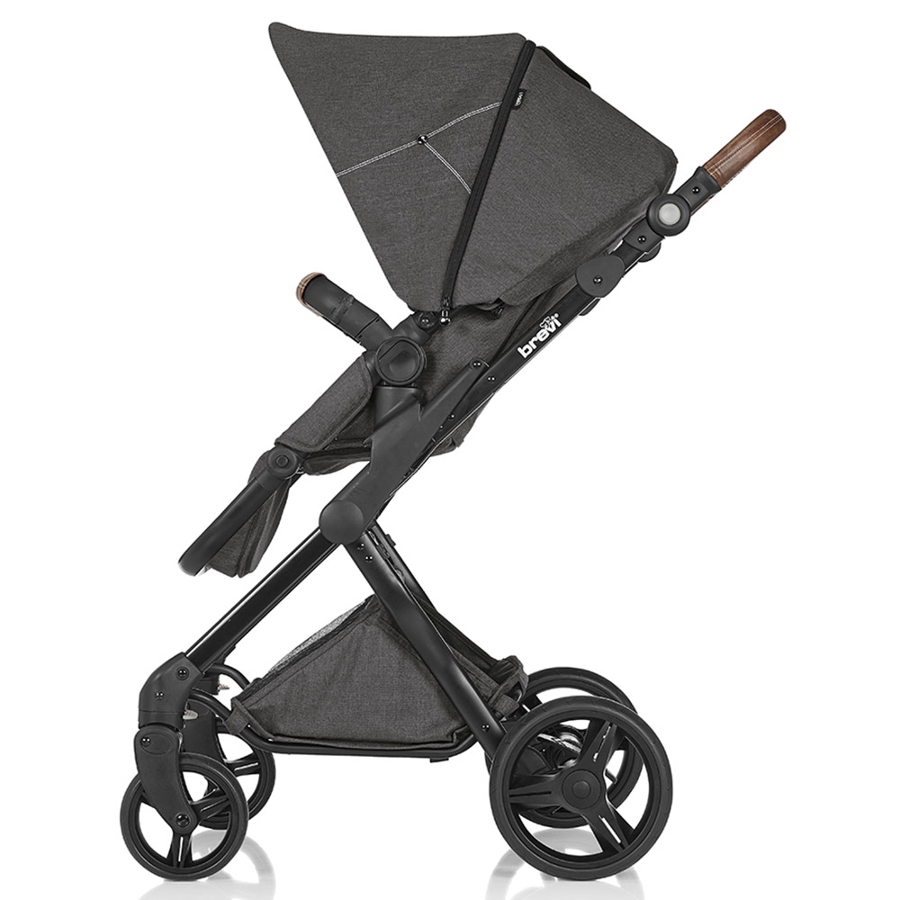 Brevi - Presto City Stroller - Dark Grey