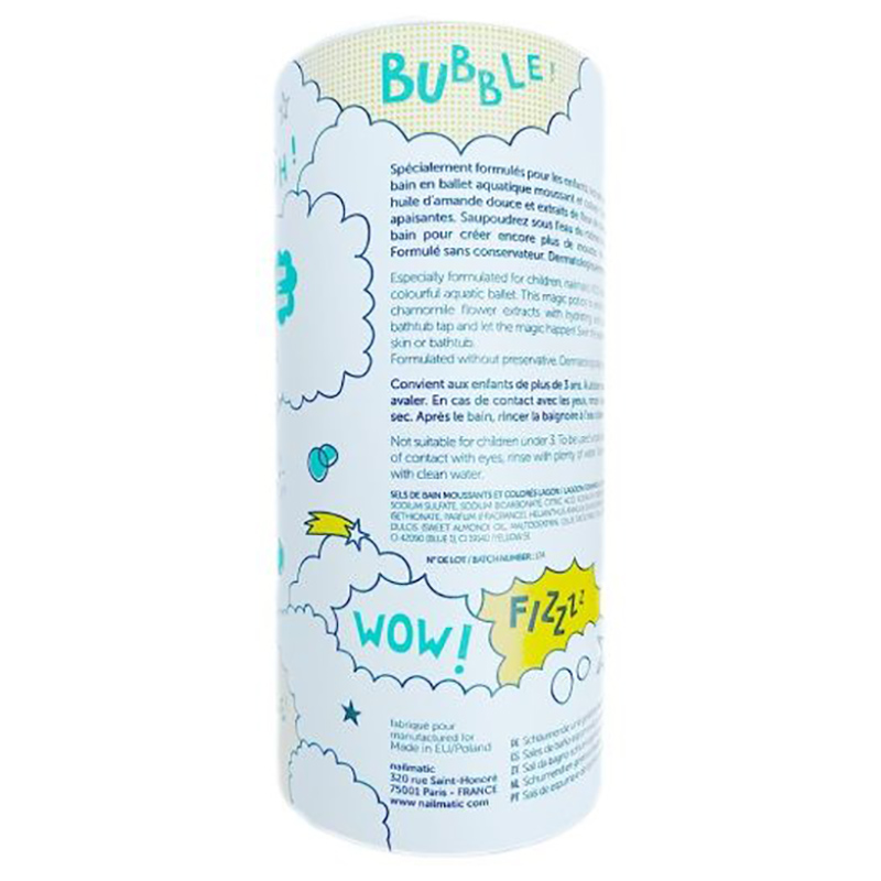 Nailmatic Kids - Foaming Coloured Bath Salts 250g - Lagoon