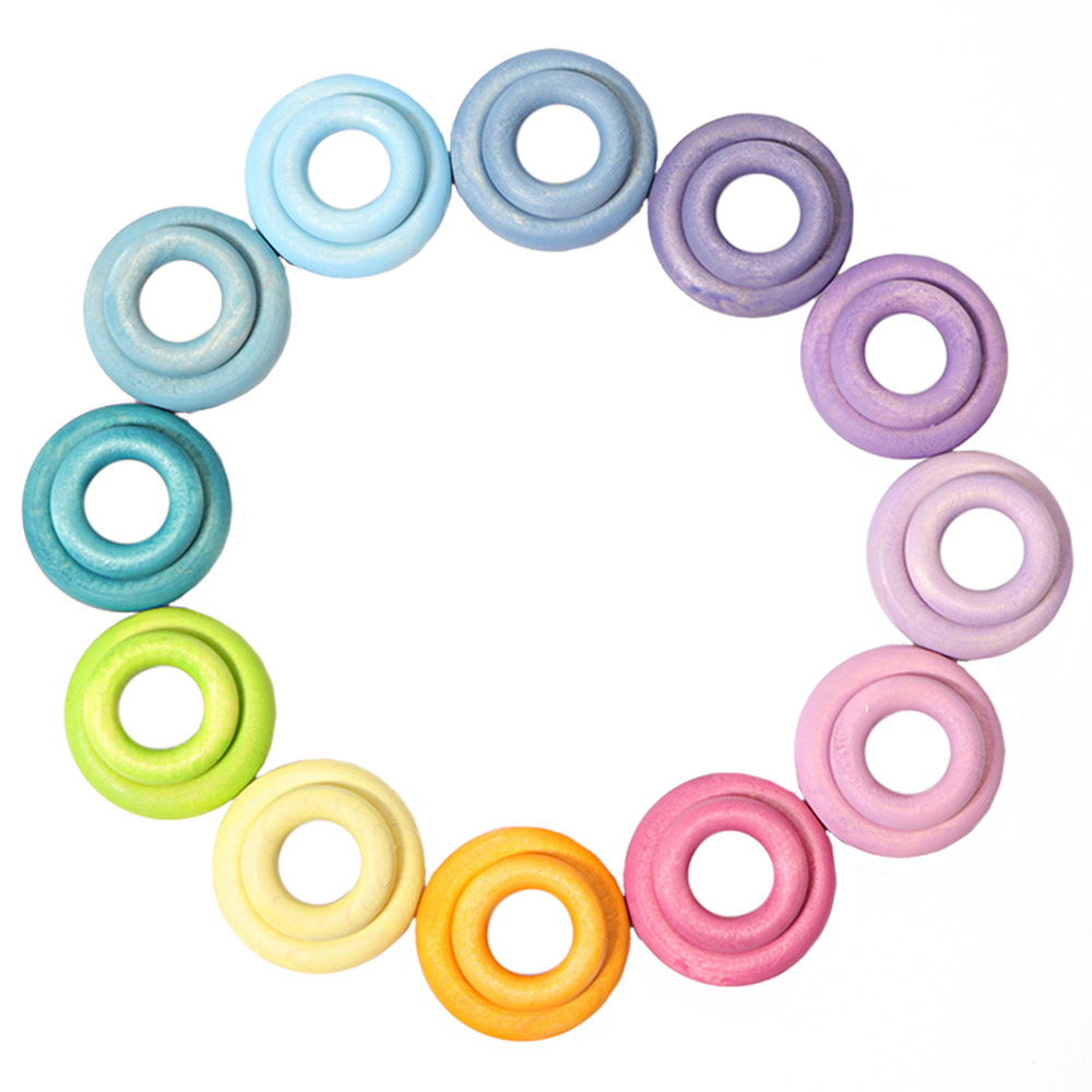 Grimm's - Building Rings Pastel
