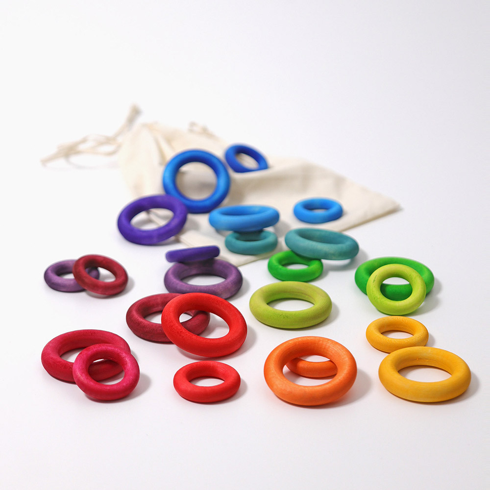 Grimm's - Building Rings Rainbow