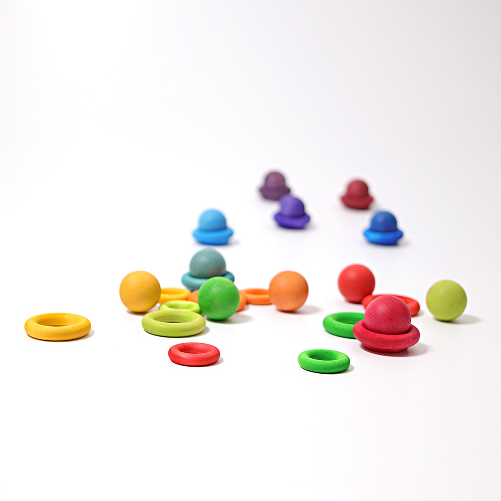 Grimm's - Building Rings Rainbow