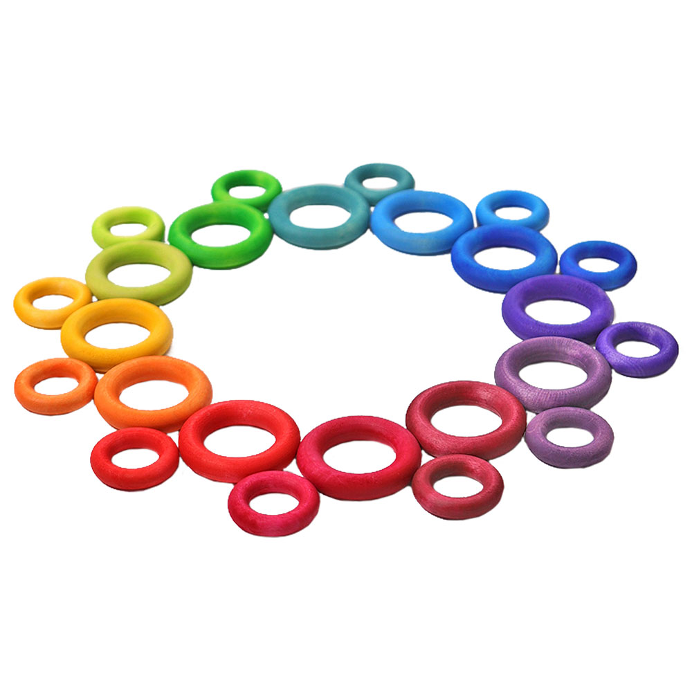 Grimm's - Building Rings Rainbow