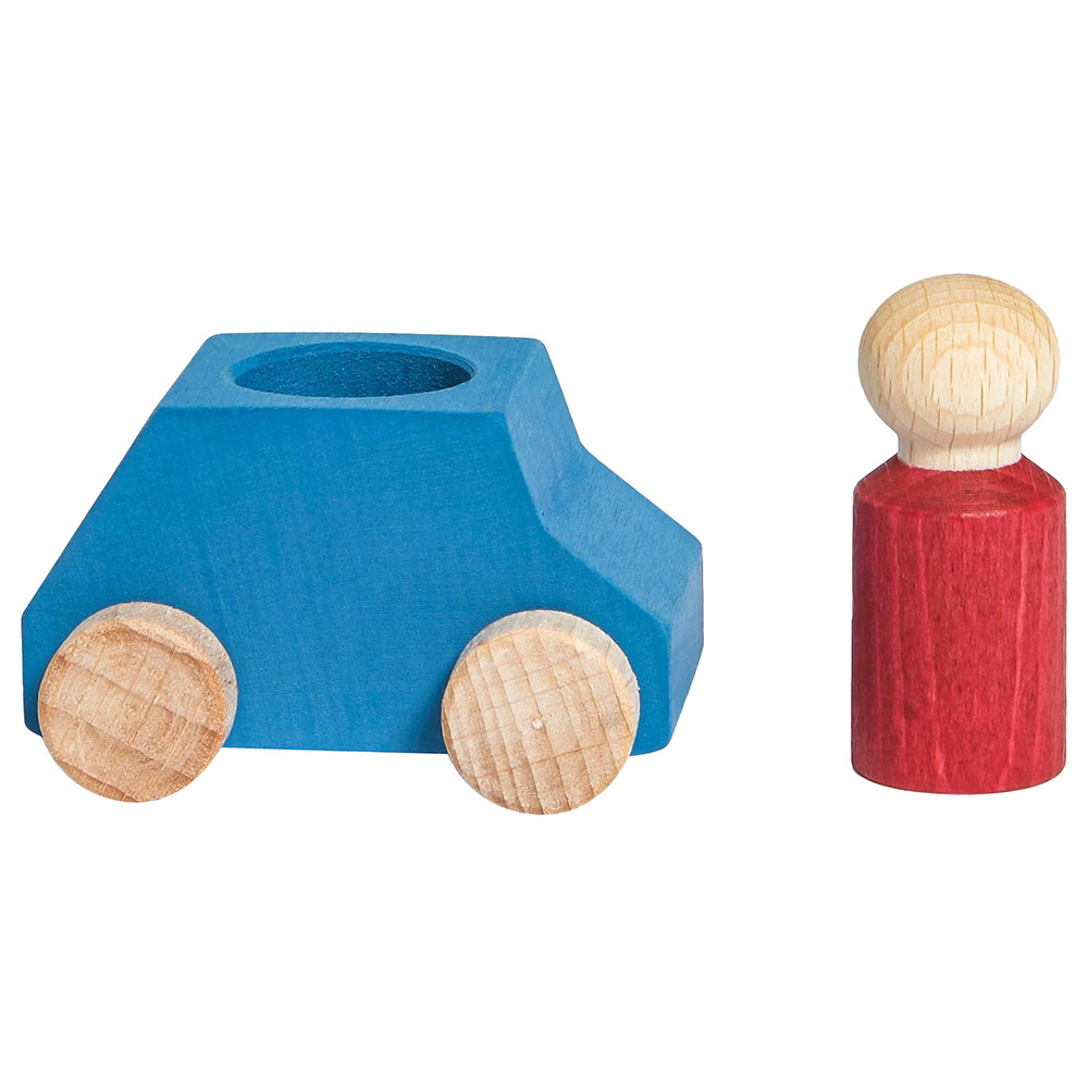 Lubulona - Sky Wooden Car with Figure