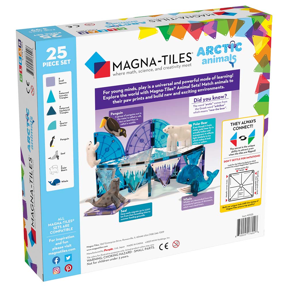 MAGNA-TILES - Arctic Animals 25-Piece Set