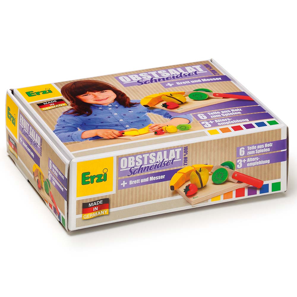 Erzi - Wooden Fruit Salad Cutting Set